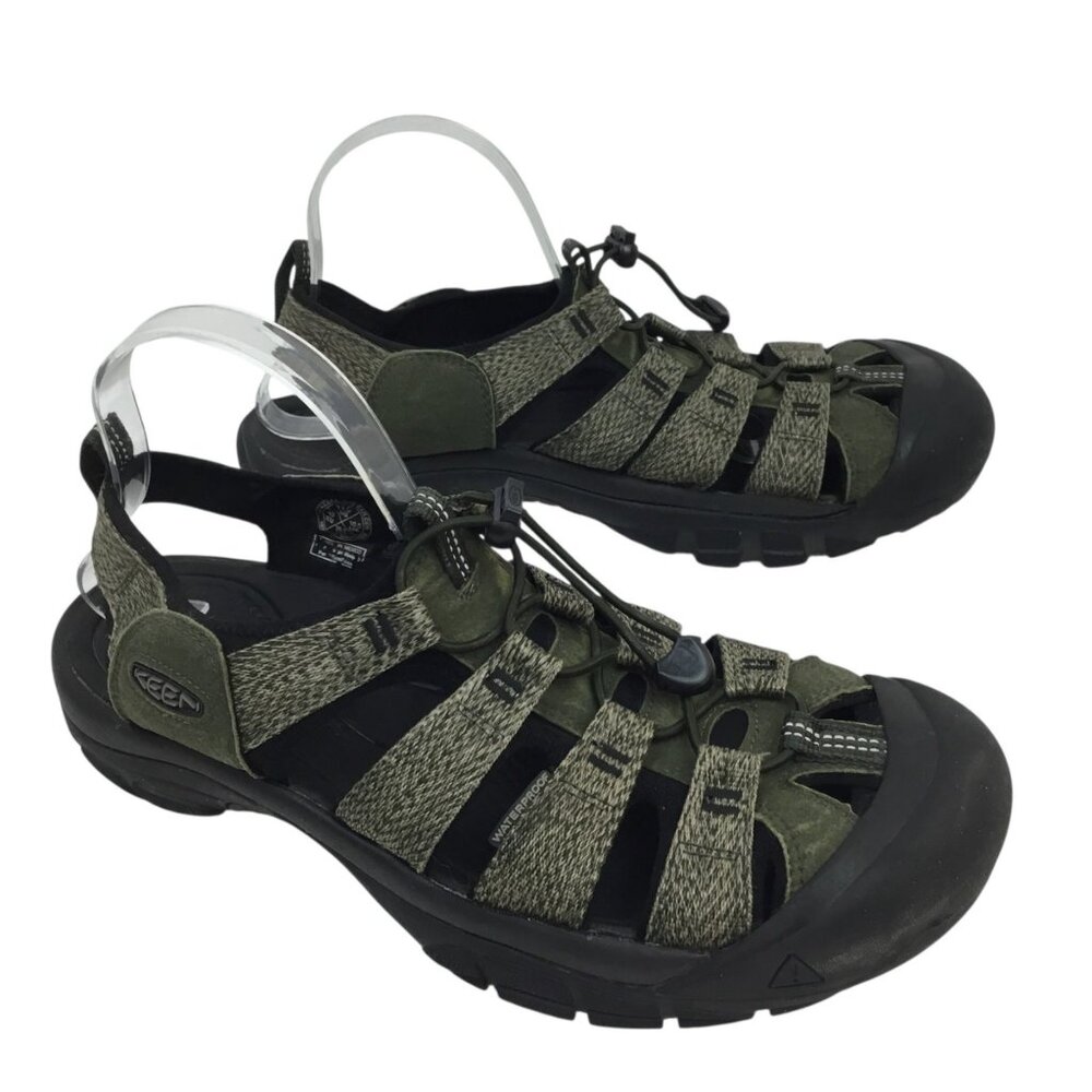 Keen Mens 11.5 Newport H2 Sandals Olive Green Washable Outdoor Hiking Shoes - Picture 6 of 11